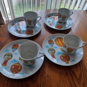 Fancy Flite Hot Air Balloon Cups and Plates